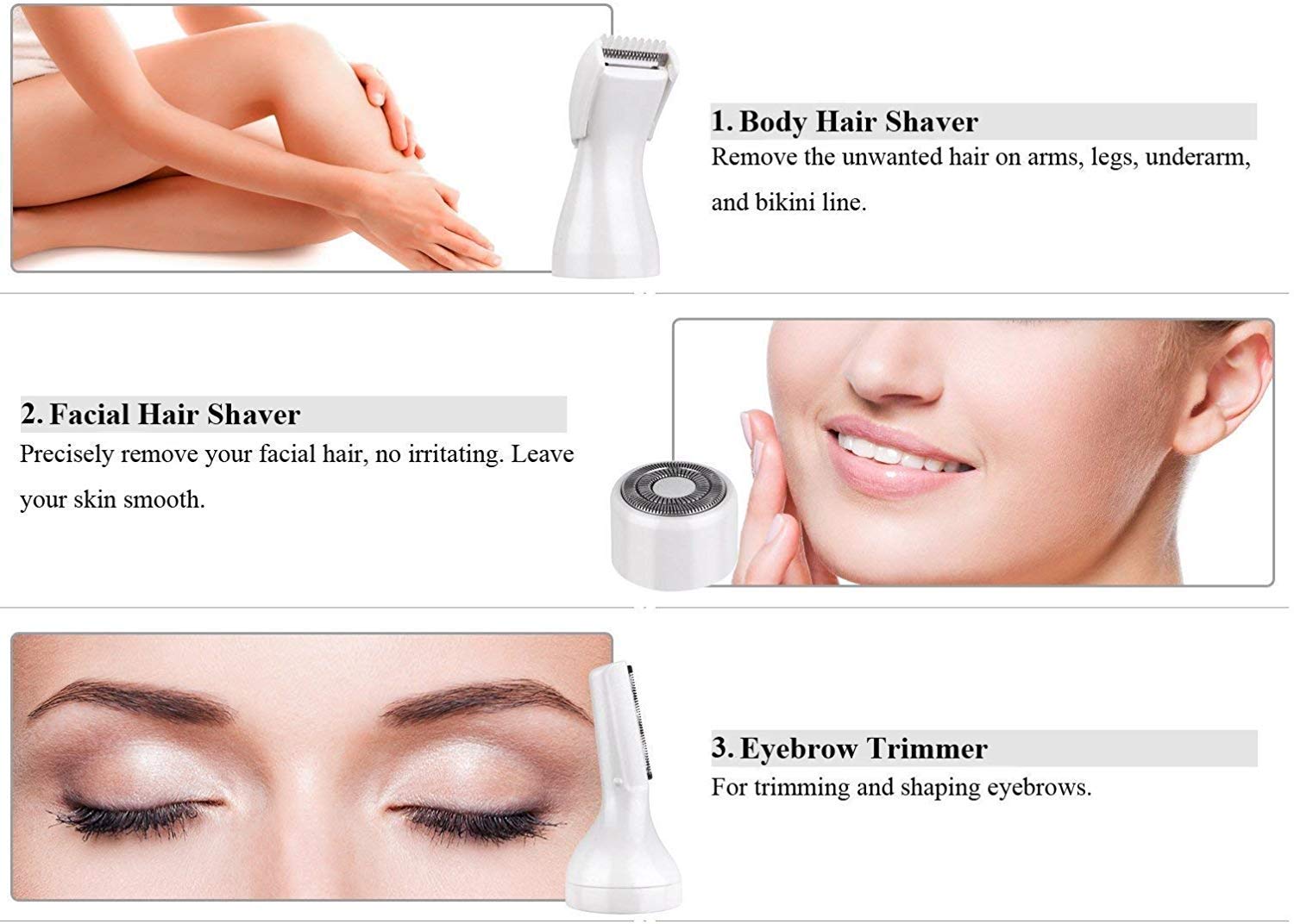 owme painless electric shaver