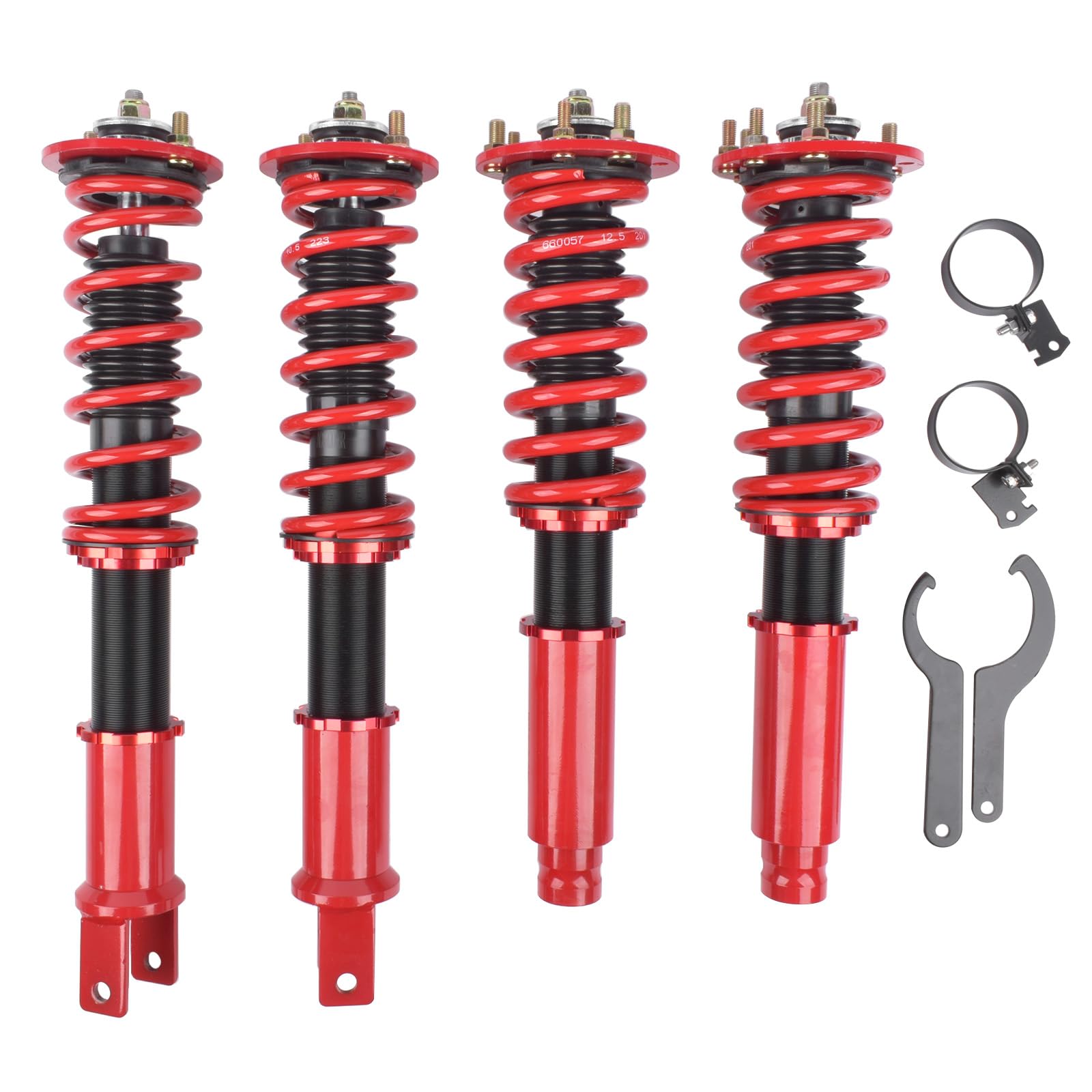 Photo 1 of ** USED / INCLUDED HARDWARE **GELUOXI Height Adjustable Coilover Suspension Shock Absorber Lowering Kit Replacement for 2008-2012 Honda Accord A-cura TSX Coilovers Springs Struts