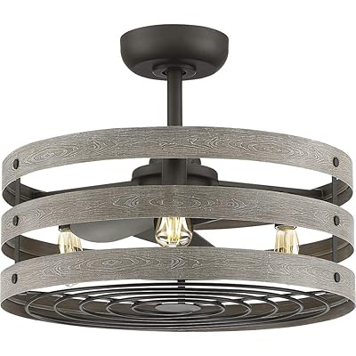 Progress Lighting Gulliver 3-Blade Ceiling Fan with LED Bulbs