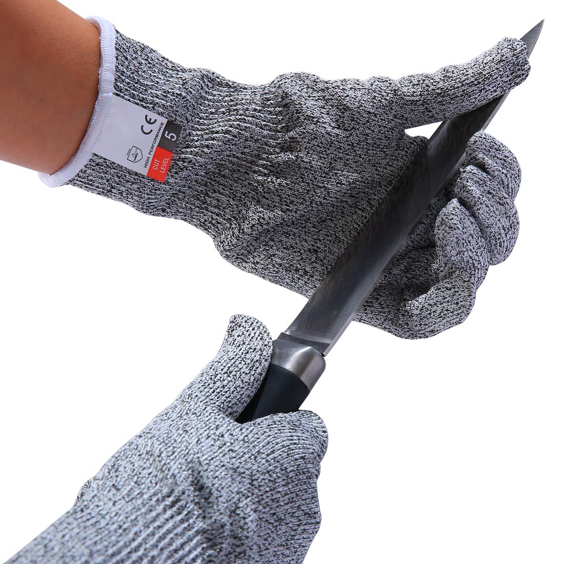 Meat Cutting and Wood Carving Safety Work Gloves for Kitchen,Oyster
