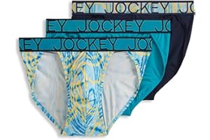 Jockey Men's Underwear Microfiber Stretch String Bikini - 3 Pack