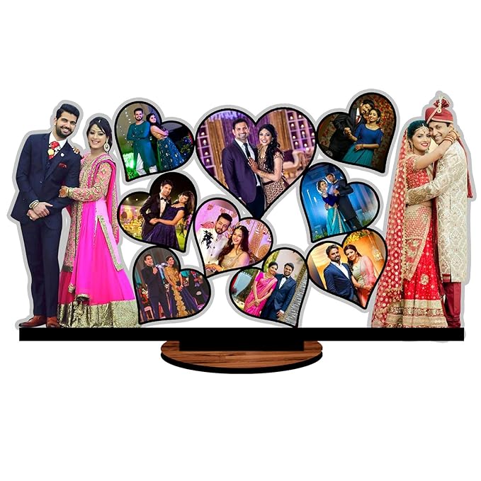 Unique Stuff Personalized Gift MDF Cutout Photo Frame Standee