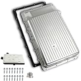 265-897 Upgraded aluminum Transmission Oil Pan Ten Speed Transmission Filter with Magnetic Drain Plug &amp; Gasket Fit for 2017-2023 F150, 2018-2023 Expedition/Mustang/Navigator, 2019-2023 Ranger