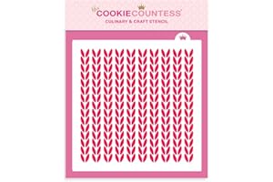 THE COOKIE COUNTESS, INC Knit Pattern Stencil