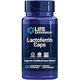 Life Extension Lactoferrin Caps, 60 Capsules | Supports Healthy Immune Response, GI &amp; Vision Health, Gluten-Free, Non-GMO &amp; Vegetarian, 1 Daily