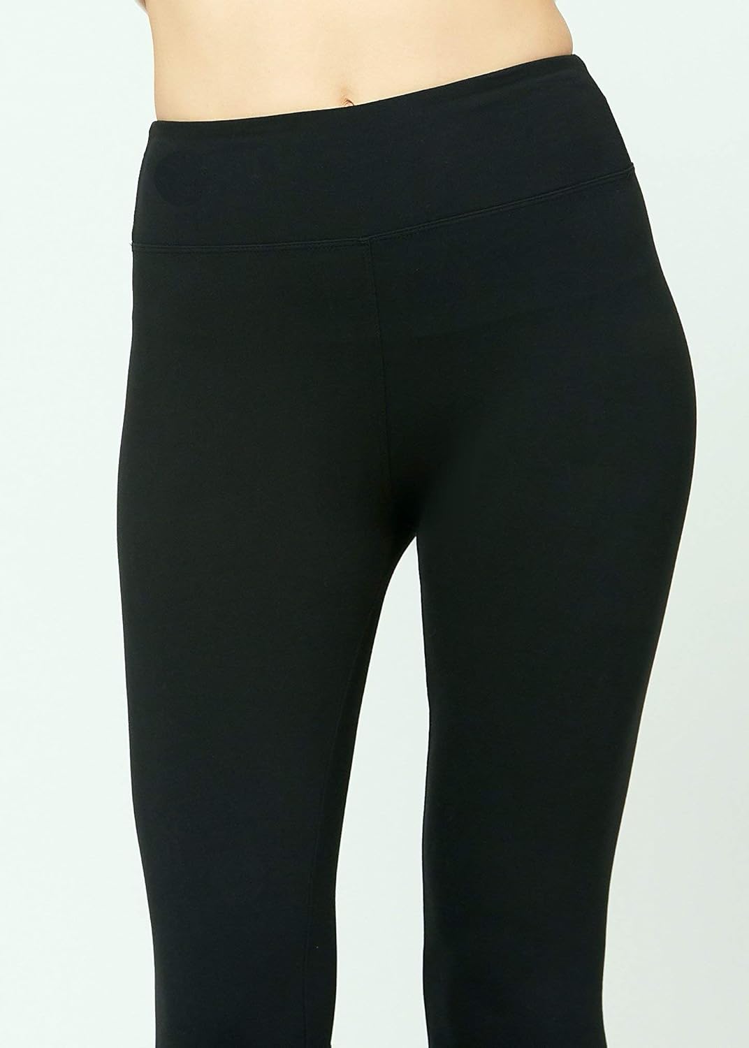 Premium Ultra Soft High Waisted Leggings - 20+ Colors in Capri and Full Length - Regular and Plus Size: Clothing