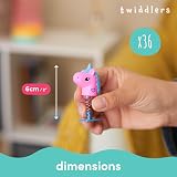 THE TWIDDLERS 36 Unicorn Jump Up Pop Up Toys Kids Party Favors 6cm view 3