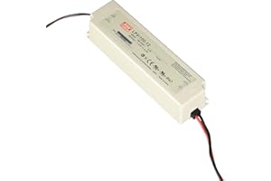 Mean Well LPV-100-12 100W Single Output Switching Power Supply with 8.5 Amp Rated Current and 12V DC Voltage