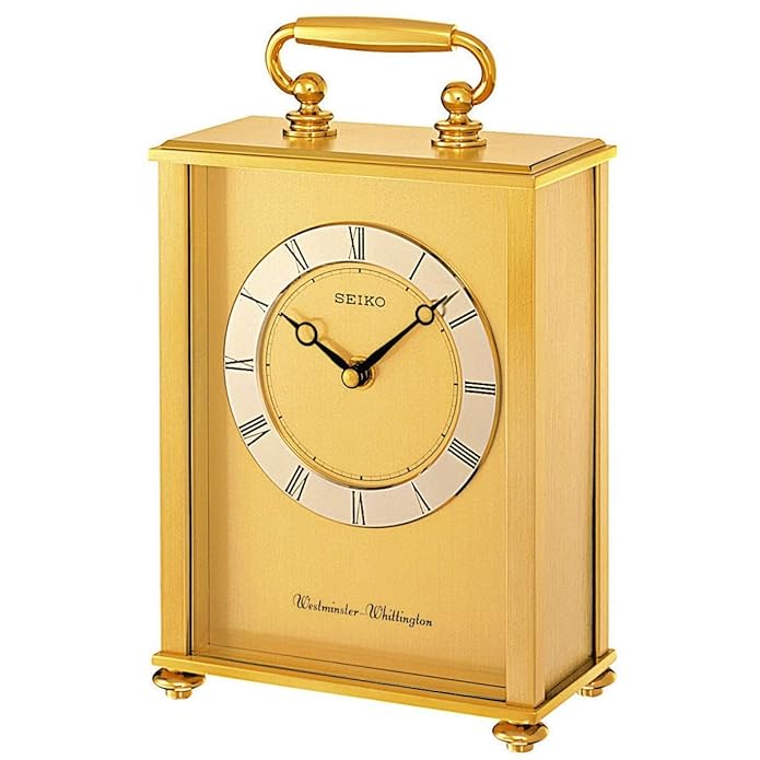 Seiko Clocks Chiming Carriage Clock QHJ201G Amazon.co.uk Jewellery