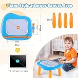 Smasiagon Magnetic Drawing Board Toddler Toy 1-3 Years Blue view 2
