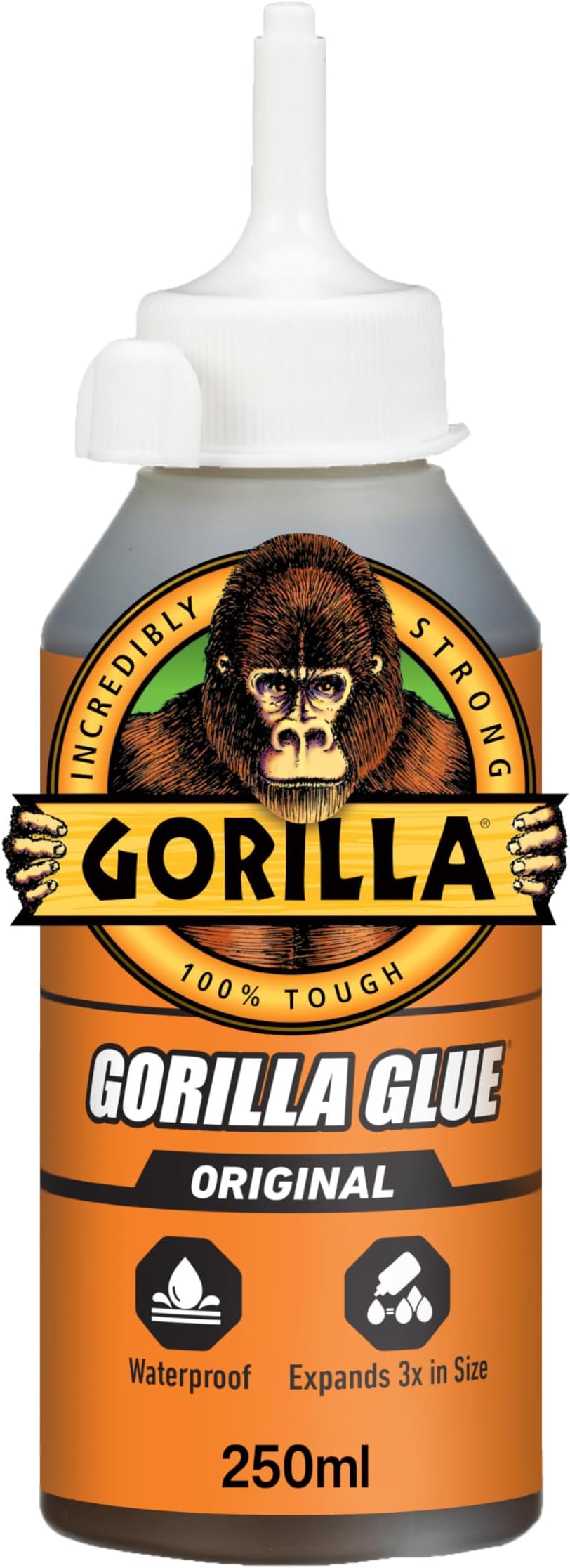 Gorilla Glue 250ml Bottle - Gorilla Brand Adhesive 250 ml