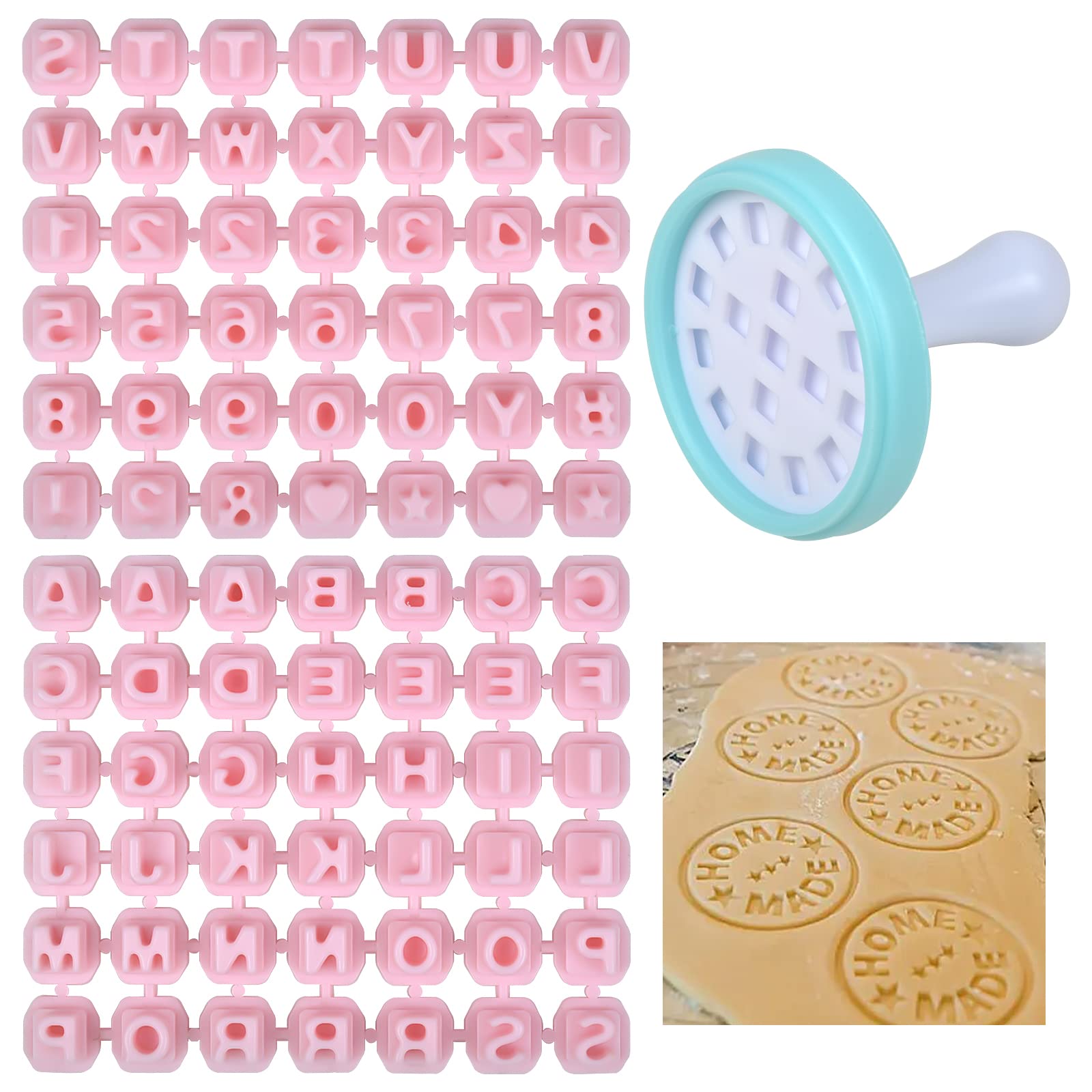 Changrongsheng Alphabet Cookie Stamp Set