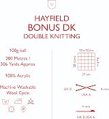 Sirdar Hayfield Bonus DK Double Knitting Signal Red 100g view 6