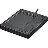 Perixx PERIPAD-501II B, Professional Wired USB Touchpad - Black - 3.39"x2.95"x0.43" Dimension - Multi-Touch Support for Windows 7, 8, and 10.