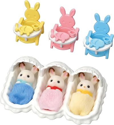 Sylvanian Families Triplets Care Set 5532 Dollhouse Nursery Chldren