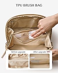 EACHY Travel Makeup Bag, Large Toiletry Bag for