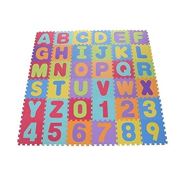baby foam alphabet play mat