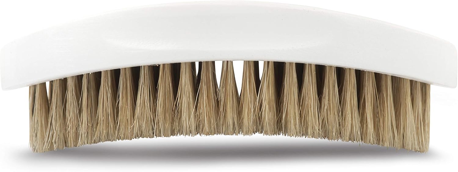 Roman-T Premium 360 Soft Wave Brush, 100% Boar Bristles Wave Brush with Contoured Wood Base - Image 4