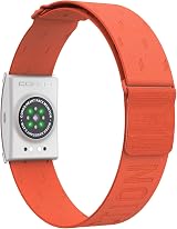 COROS Heart Rate Monitor Armband with Orange Band, 38 Hour Battery, Bluetooth view 1