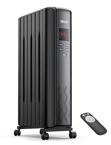 Dreo Oil Filled Radiator Heater, Electric Radiant Heater with