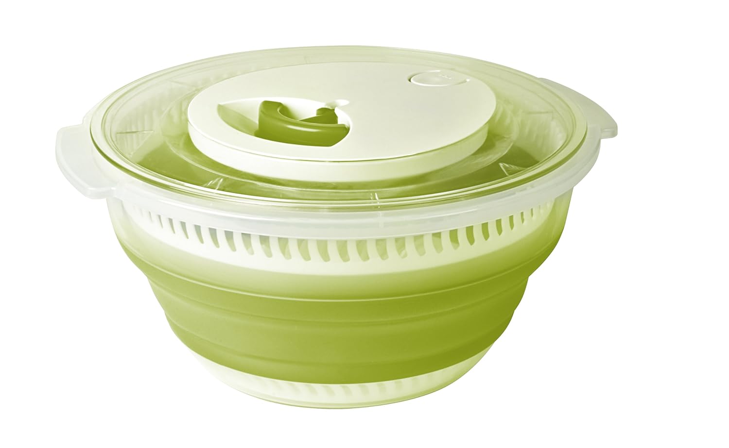 Emsa Collapsible Salad Spinner"Basic" 135.26 fl. oz, Green
