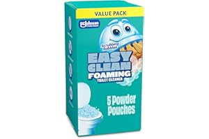 Scrubbing Bubbles Easy Clean Foaming Toilet Bowl Cleaner, Easy Toilet Drop In Powder Pouches, 100g (5 Pouches)