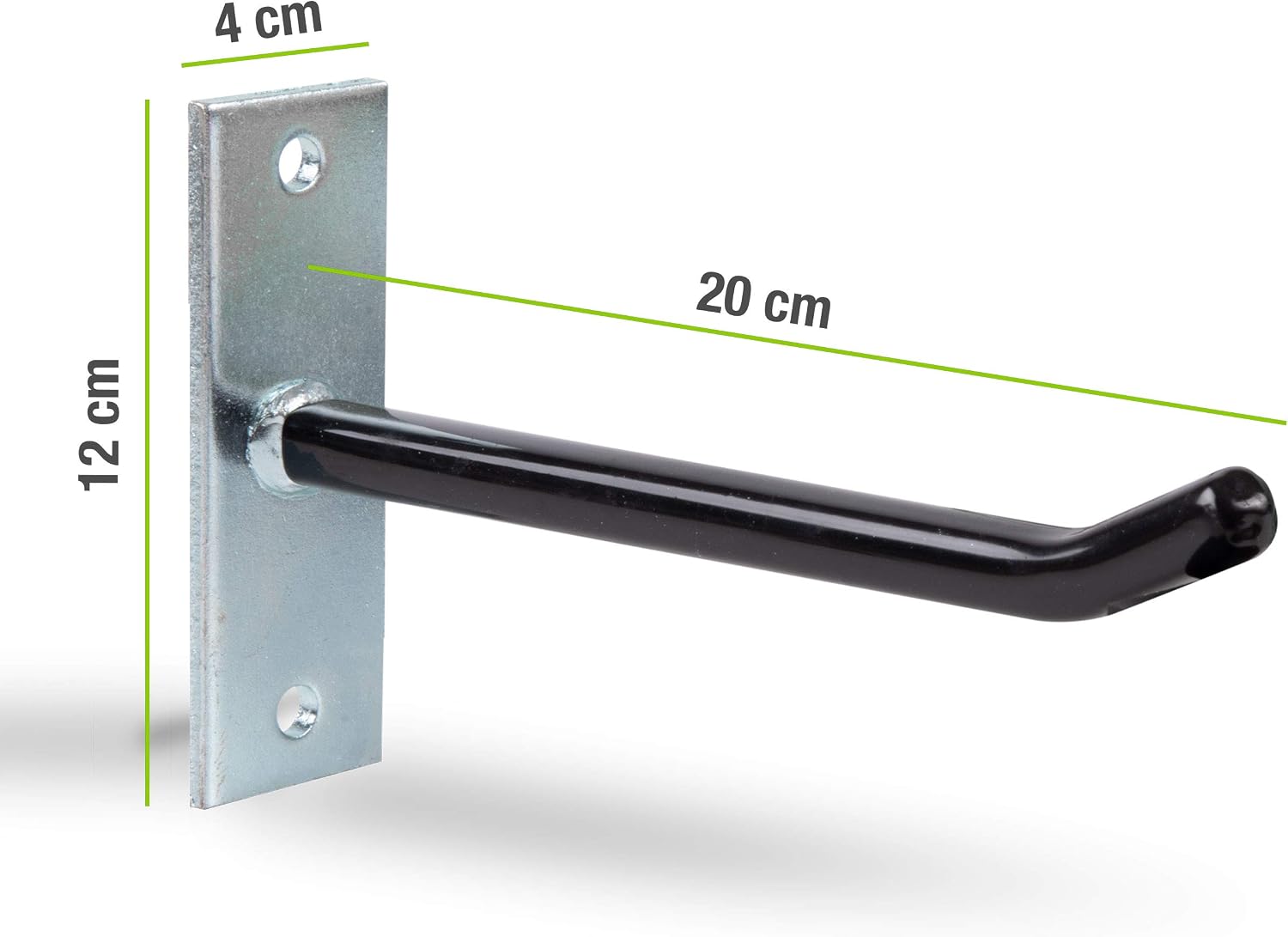 Alberts 801960 Wheel Rim Holder Set, Black, 20 cm - Image 4