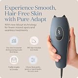 SmoothSkin Pure Adapt IPL Hair Removal Device, Slate Grey, Body & Face view 4