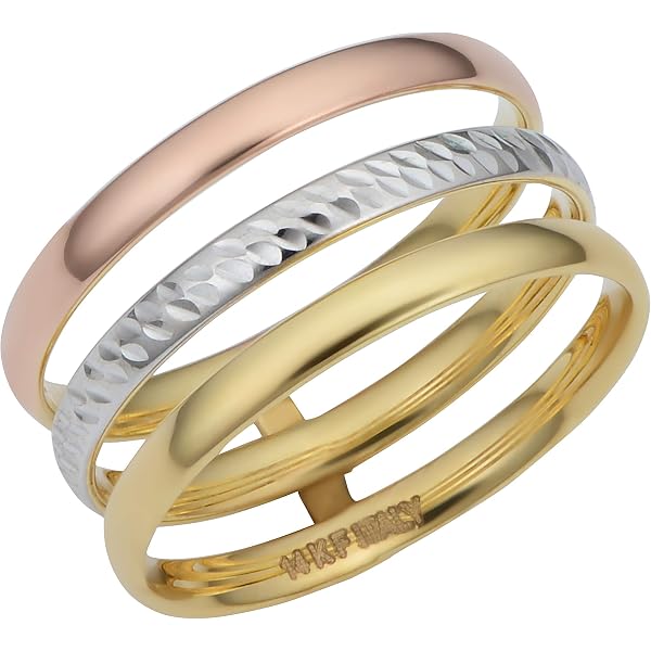 10k Rose Gold Filigree Chevron Ring - Dainty Women's Band, Handcrafted In USA