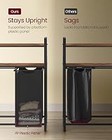 VASAGLE Laundry Basket with 4 Pull-Out Liners and 2 Shelves 160 L view 5