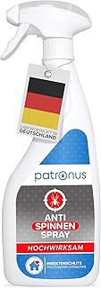 Patronus Anti Spinnen-Spray für Spinnen-Abwehr 500ml - effektives Spinnen bekämpfen für Innen und Außen (Haus, Wohnung, Boot etc.) - natürlich biologisch abbaubar & geruchsneutral