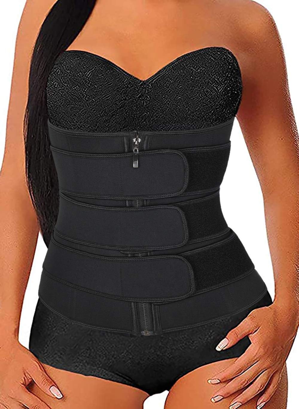 IMUZYN Waist Trainer for Women Weight Loss Body Shaper Workout Corsets Cincher Trimmer Shapewear Tummy Control Girdles: Sports & Outdoors