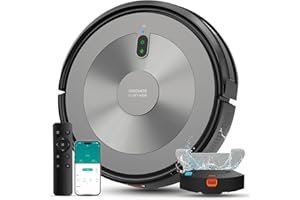 AZQQ Robot Vacuum and Mop Combo, 3 in 1 Robotic Vacuum Cleaner with 4000Pa Max Suction Brushless Motor, Tangle Free, Auto Charging, Schedule, App/Remote Control, Ideal for Hard Floor, Pet Hair, Carpet