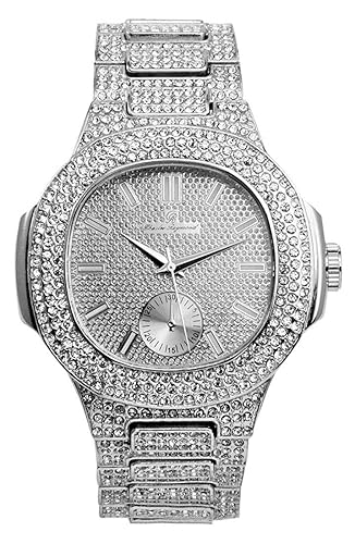 Charles Raymond Bling-ed Out Oblong Metal Mens Color on Blast