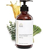 Kerala Ayurveda Myaxyl Herbal Body Oil for Muscle & Joint Comfort | Infused with Eucalyptus, Thai Ginger & Lemongrass | Ayurvedic Massage Oil – 6.76 fl oz