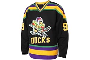 RIOOFINX Charlie Conway 96 Mighty Ducks Jersey Stitched Movie Hockey Jersey for Men Green S-3XL