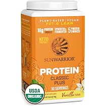 Amazon.com: Sunwarrior Vegan Organic Protein Powder Plant-Based ...