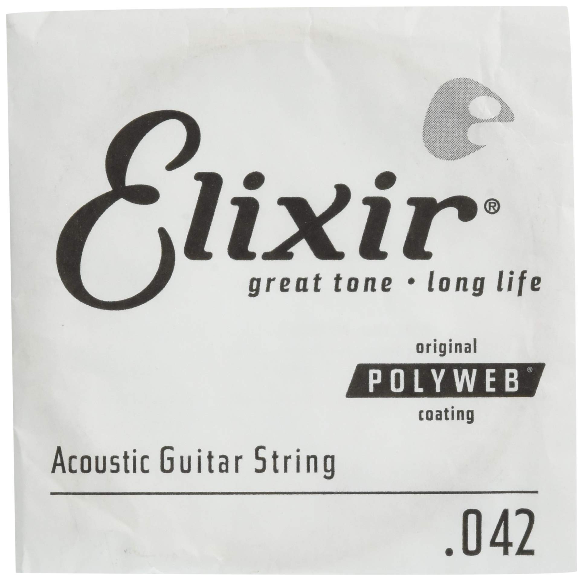 Elixir Strings Acoustic Guitar String POLYWEB Coating .042