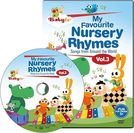BabyTV DVD My Favourite Nursery Rhymes Volume 3 Songs From Around the