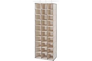 Whitmor Hanging Shoe Shelves 30 Section
