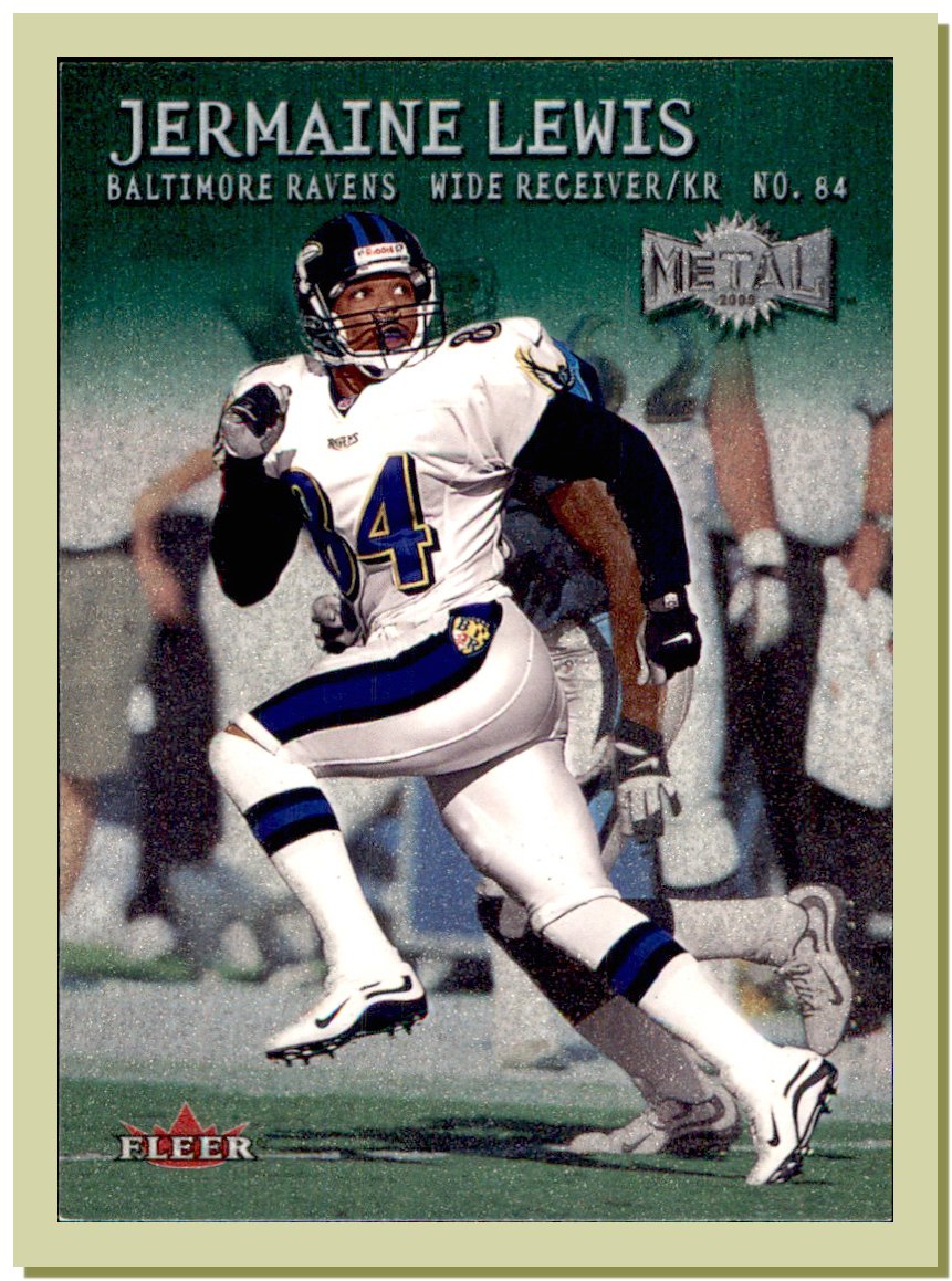 2000 Metal Emerald 88 Jermaine Lewis Baltimore Ravens