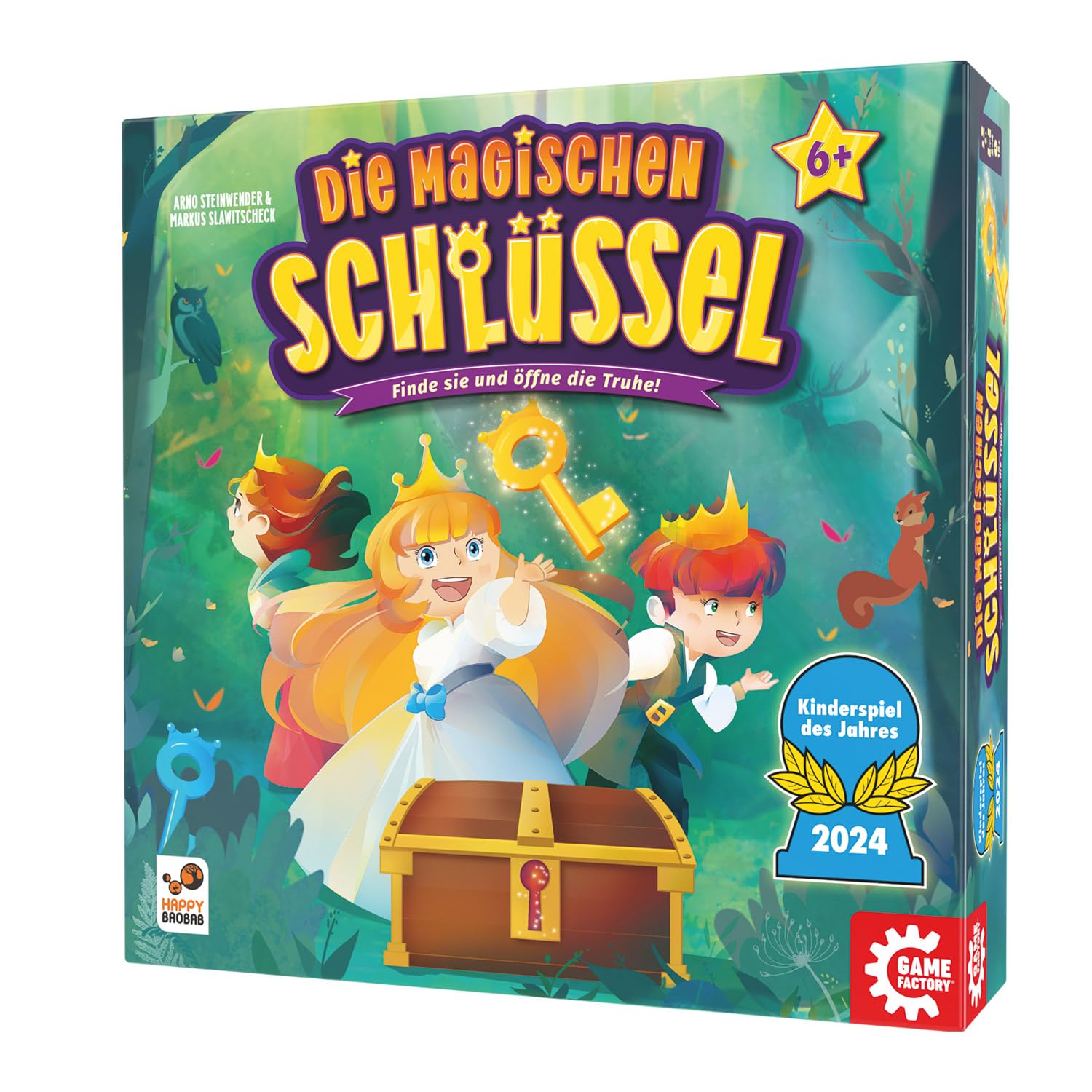 Game Factory 646323 Die Magischen Schlüssel, Zauberhaftes Würfelspiel für Kinder ab 6 Jahren, Familienspiel für 2-4 Spieler, Kinderspiel des Jahres 2024 7