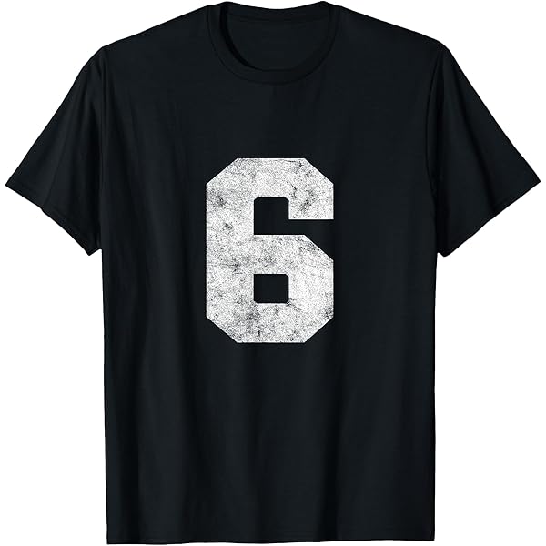 トップス MEIMADISONBLUE NUMBERING TEE M Amazon.com: Number 7 T-Shirt Vintage Seven Tee Sports Design