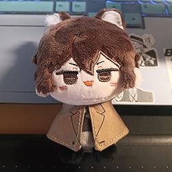 CALEMBOU Anime Plush Keychain, 4" Cute Chibi Dazai