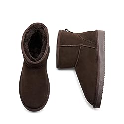 DREAM PAIRS Snow Boots for Women Genuine Suede Faux