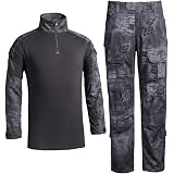Chemise de Combat Militaire Homme Uniforme Tactique Séchage rapide à
