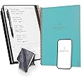 Rocketbook Fusion Reusable Undated Productivity Planner, Letter Size 8.5x11, Teal - Goals, Monthly and Weekly Calendar, Daily To-do List, Lined and Dotted Notes Pages