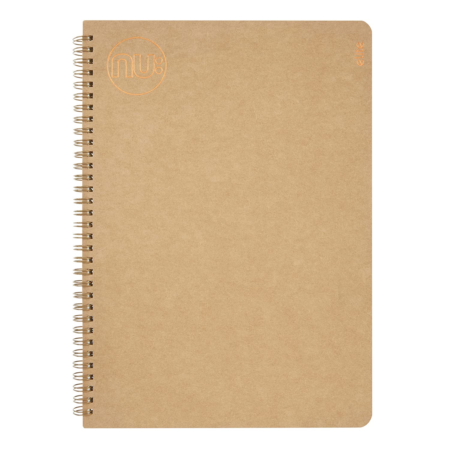 Nu Notebooks - Kraft Range - Manilla Wire Bound A5 Notebook - Stationery Notebooks - Professional Notepad - 160 Pages