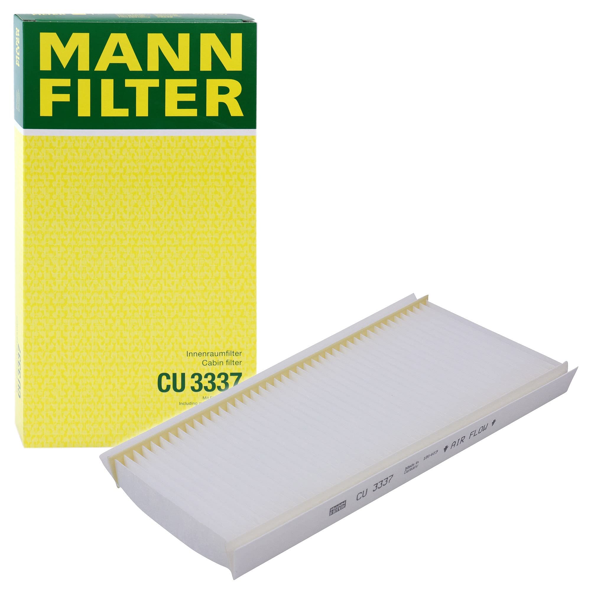 MANN-FILTER CU 3337 Cabin Air Filter - for Cars + Transporters