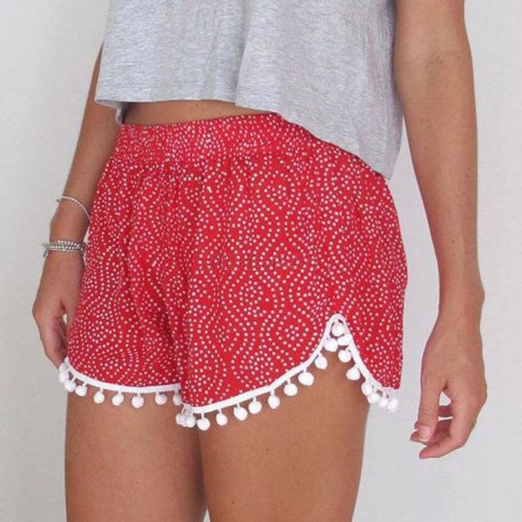 high waisted tassel shorts